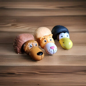 FLIPaZOO MINI FIGURES 2 in 1 Animals RARE FLIP A ZOO - Lot of 6 / PRE-OWNED